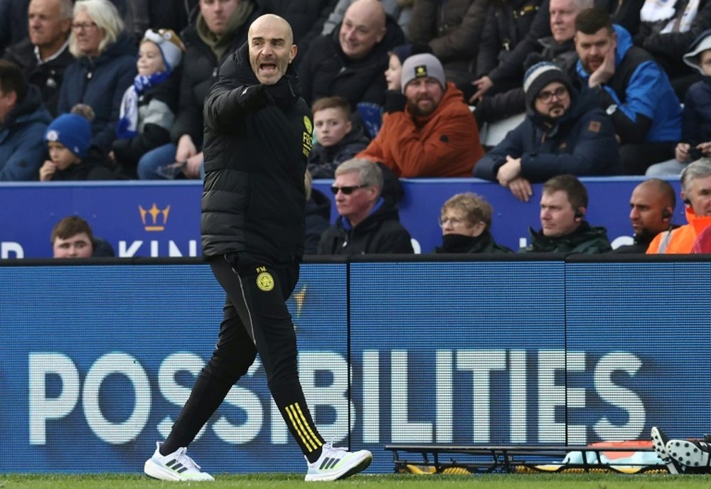 Leicester remained nine points clear at the top despite the defeat. AFP
