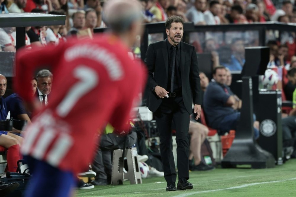 Atletico Madrid are two points behind bitter rivals Real Madrid. AFP