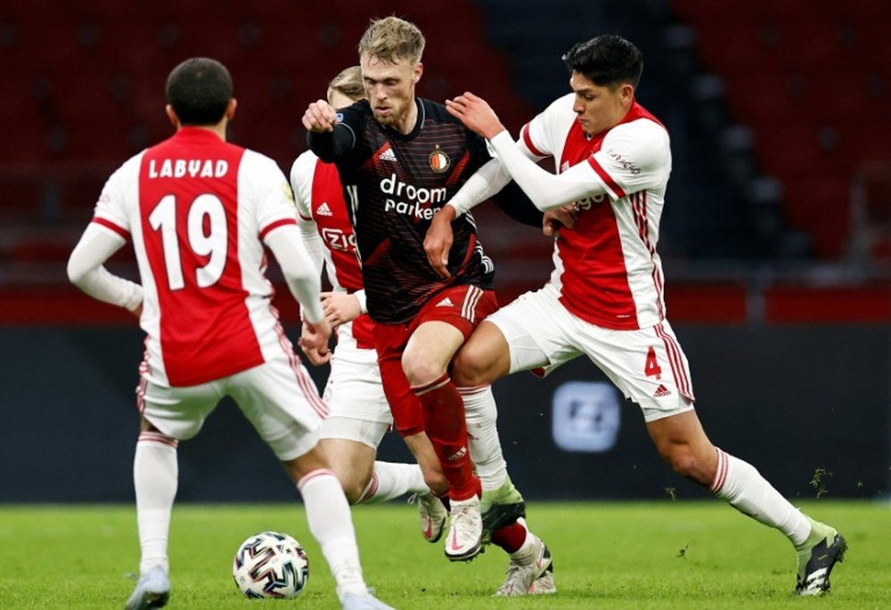 Ajax edge arch-rivals Feyenoord in Dutch derby. AFP