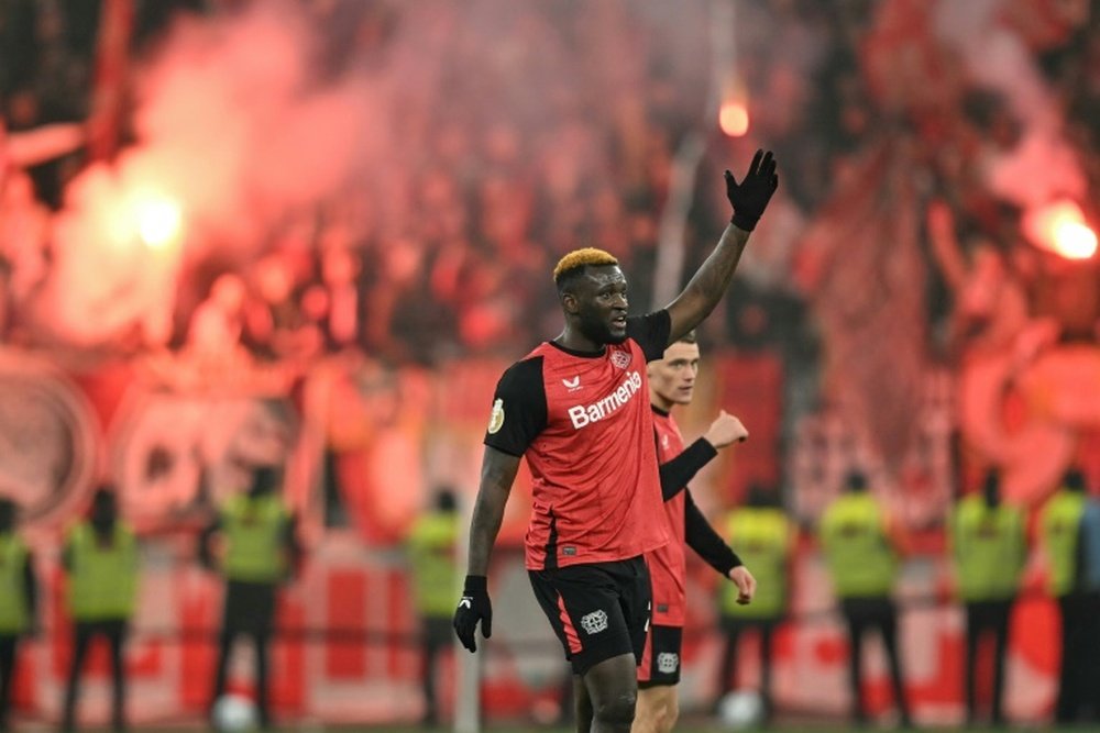 Boniface scored in extra time as his side beat Cologne 3-2. AFP