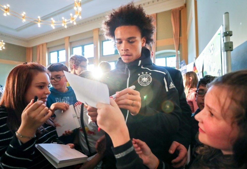 Sané took part in the outing. AFP