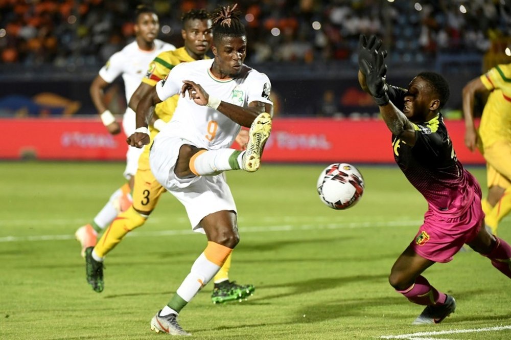 Wilfried Zaha scored for the second game running. AFP