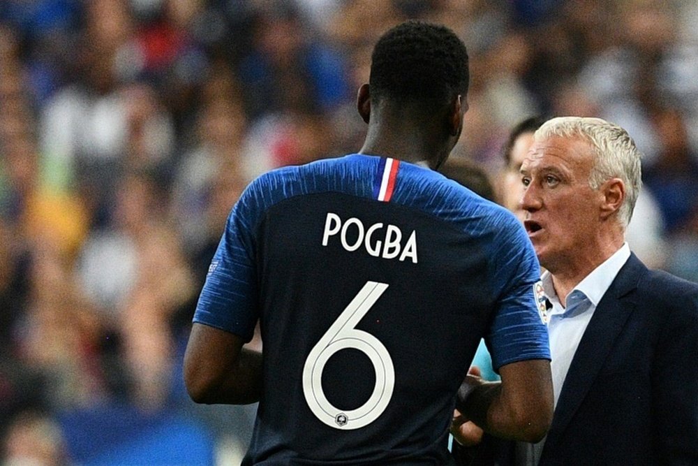 Dream on, France coach Didier Deschamps tells Juventus fans of signing Paul Pogba. AFP