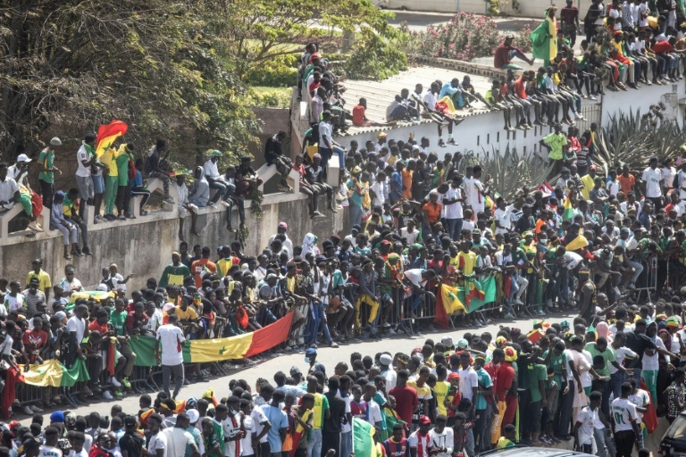 Sadio Mane And Senegal Receives Massive Welcome From Countrymen As AFCON Champions Return Home