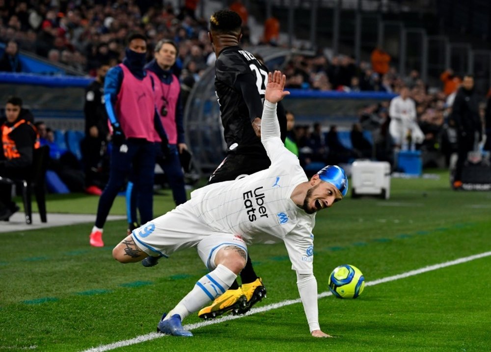 Marseille drew 2-2. AFP