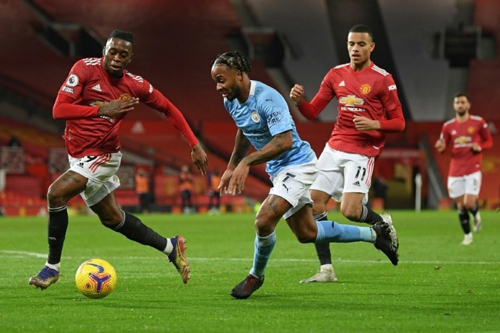Man Utd and Man City drew 0-0 at Old Trafford. AFP