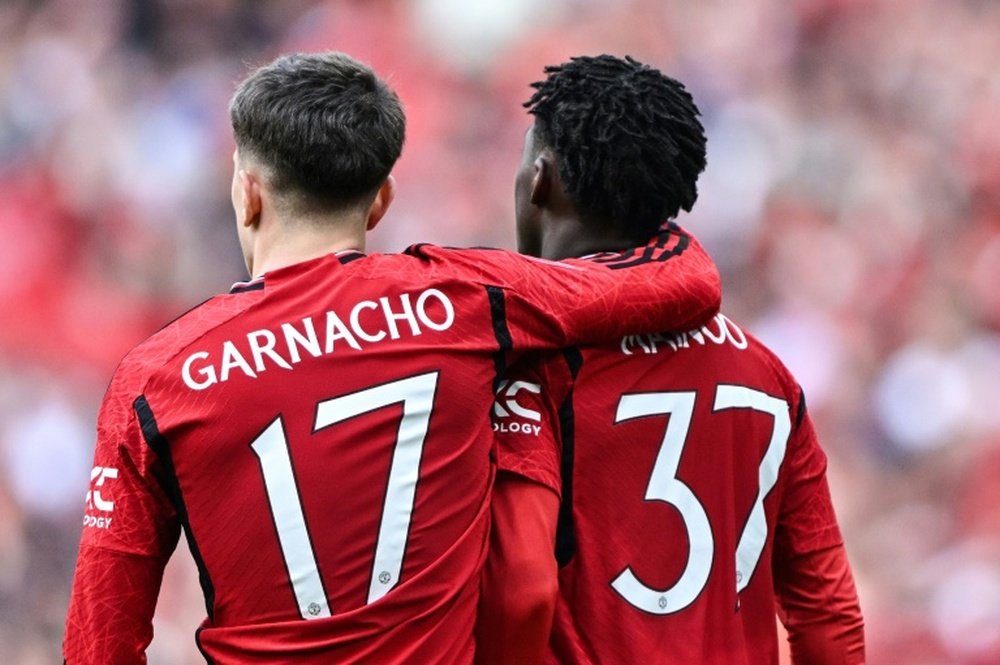 Amorim wants to keep Mainoo and Garnacho. AFP