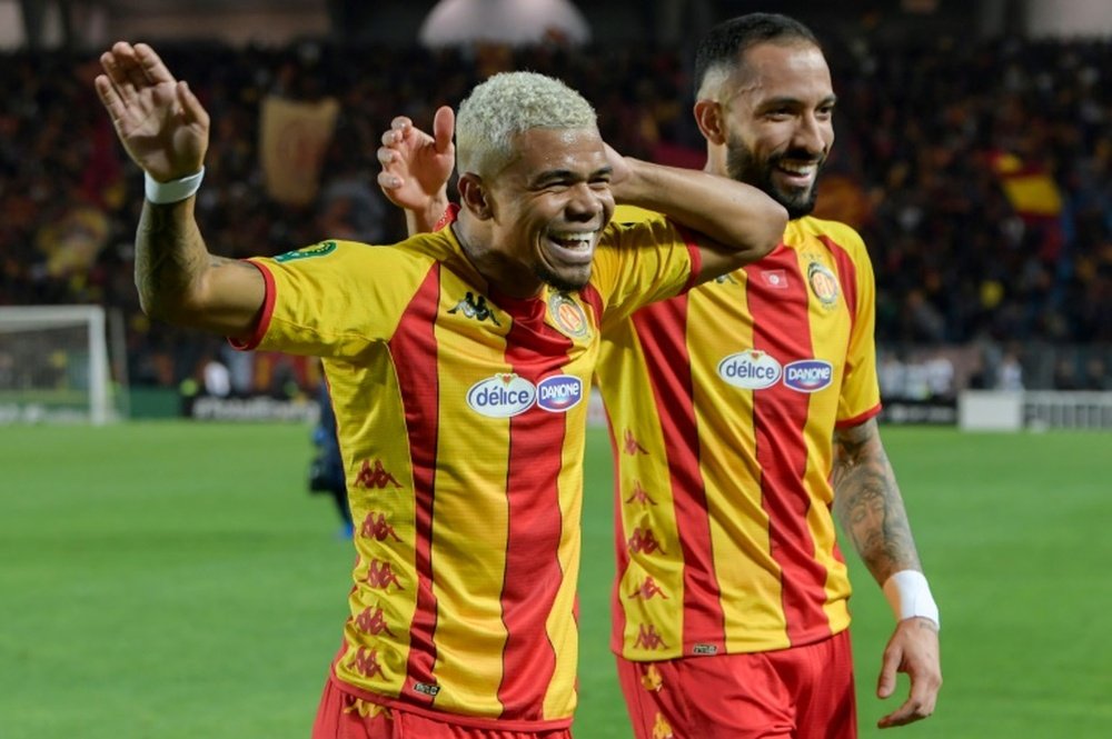 Sasse notched his third goal of the elite African club competition on 41 minutes. AFP