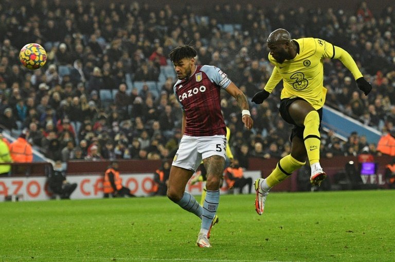 Back with a bang: Romelu Lukaku scored Chelsea's winner at Aston Villa. AFP