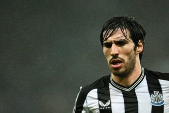 Newcastle midfielder Sandro Tonali could face a further ban for breaking gambling rules. AFP