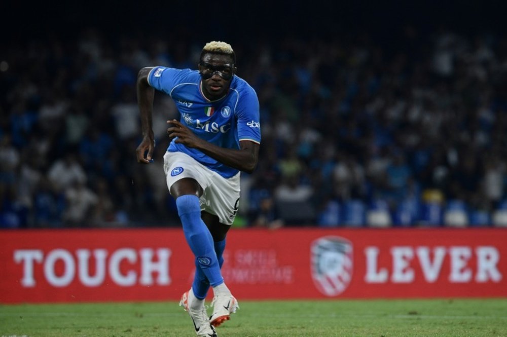 Osimhen was a target for Chelsea and Manchester United in the summer. AFP