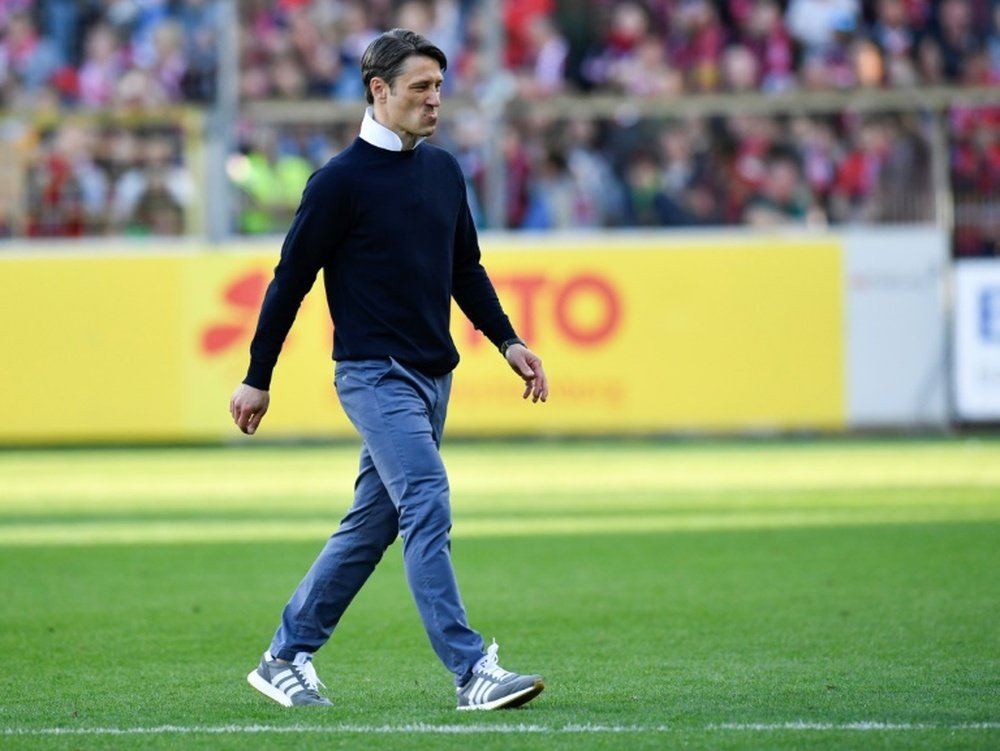 Niko Kovac was not happy with his Bayern side. AFP