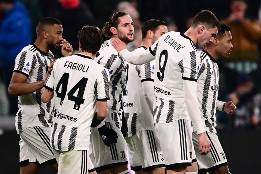Juventus sit seventh on 38 points. AFP