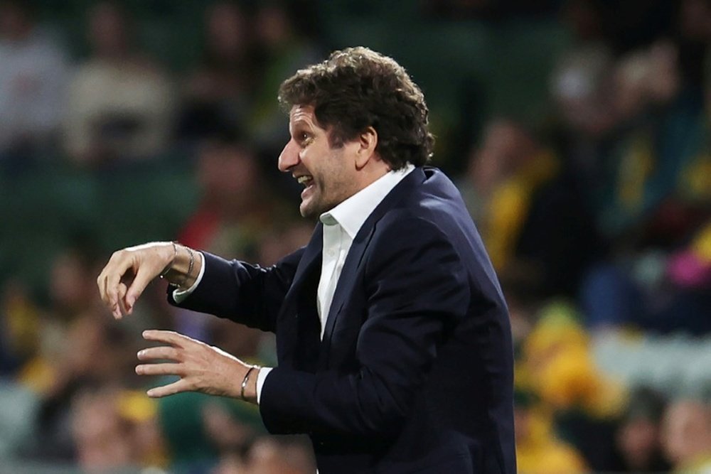 Australia coach Joe Montemurro won his first game. AFP