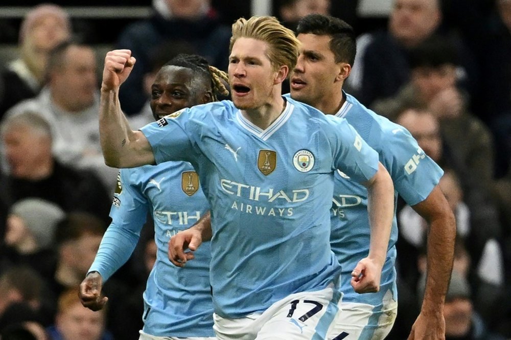 Man City have now won six consecutive games in all competitions. AFP