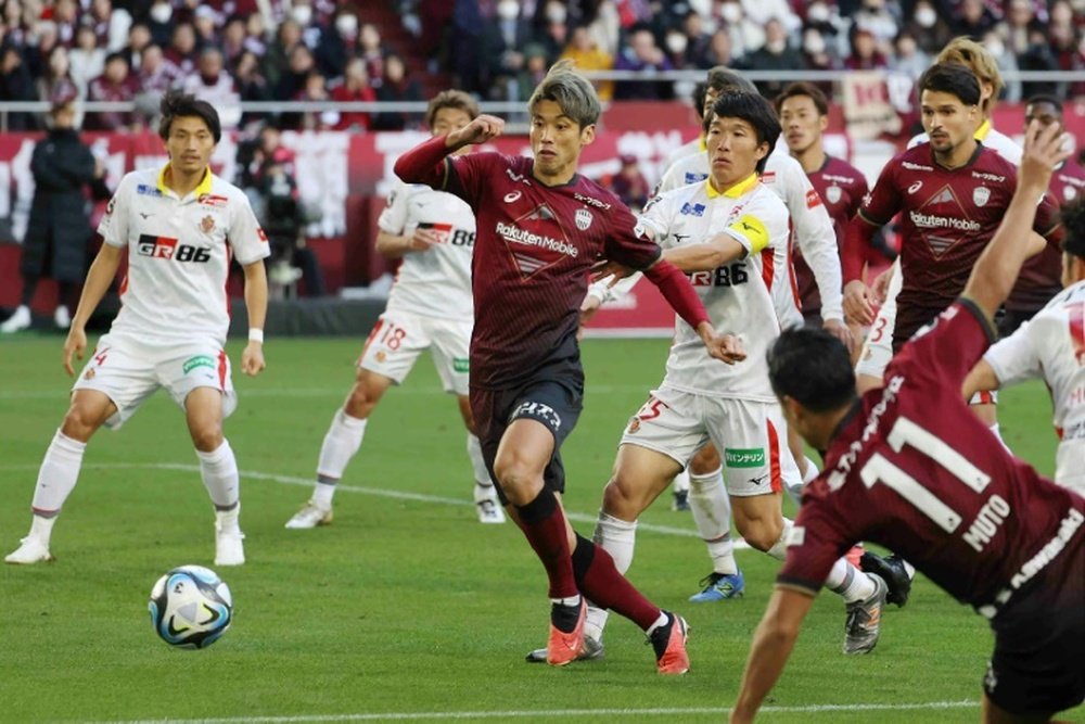 The J-League first division has expanded from 18 to 20 teams this season.. AFP