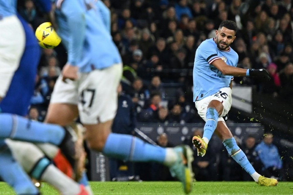 City breezed to 4-0 win over Chelsea. AFP