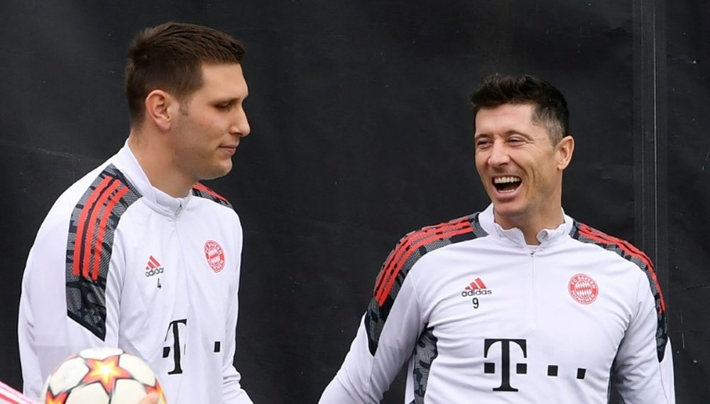 Niklas Suele returned to Bayern Munich training after missing the last three games with flu. AFP