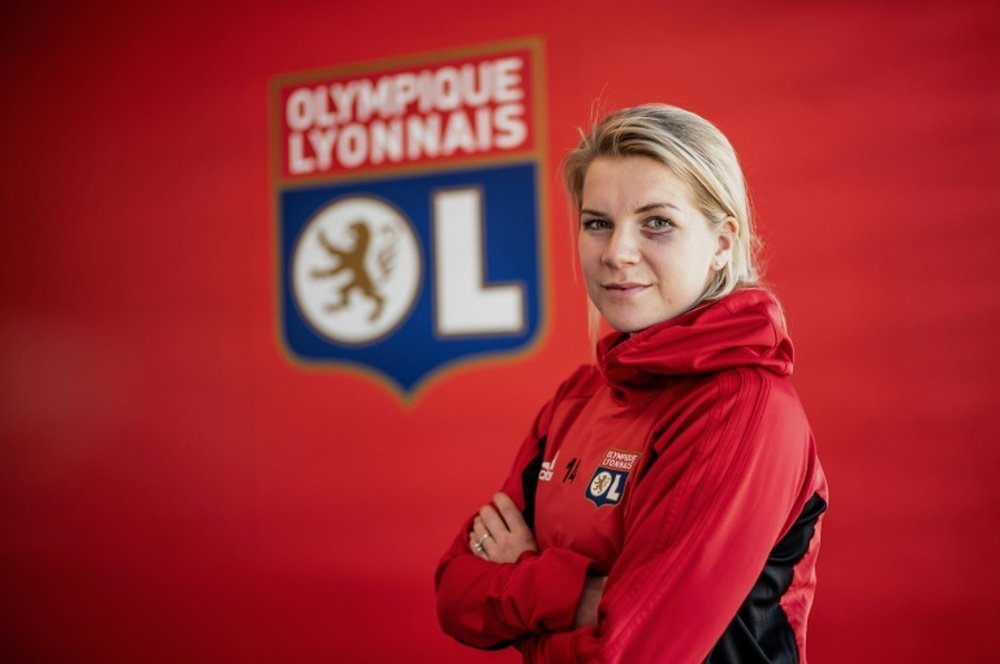 Ada Hegerberg does not want women's football to take back seat due to coronavirus crisis. AFP
