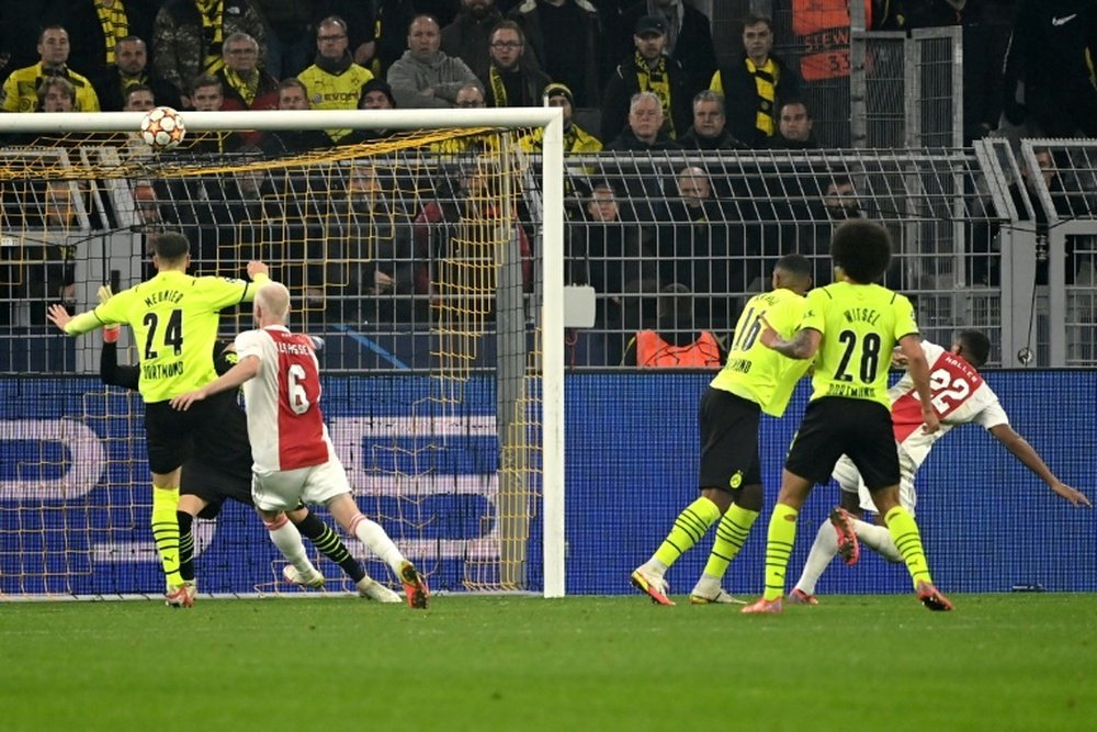 Ajax came from behind to beat Dortmund and reach the last 16 of the Champions League. AFP