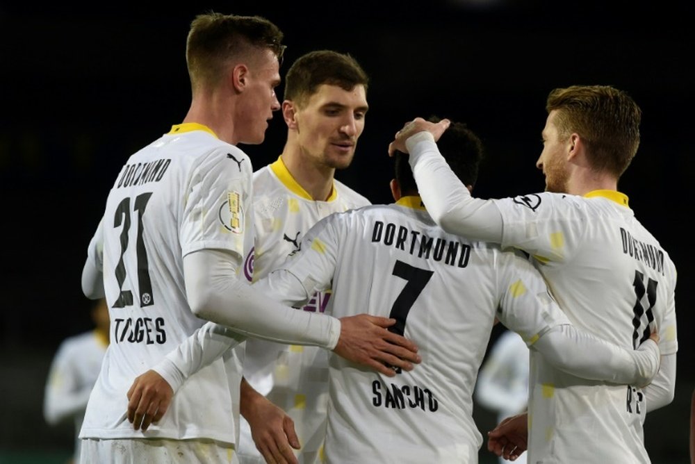 Dortmund made it through to the last eight of the German Cup. AFP