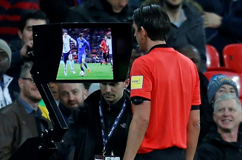 Italy were awarded a late penalty that allowed them to claim a draw. AFP