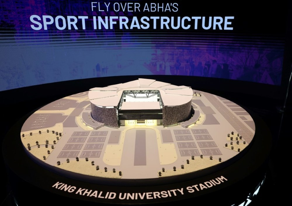 The King Khalid University stadium is one of the proposed venues for the 2034 World Cup. AFP