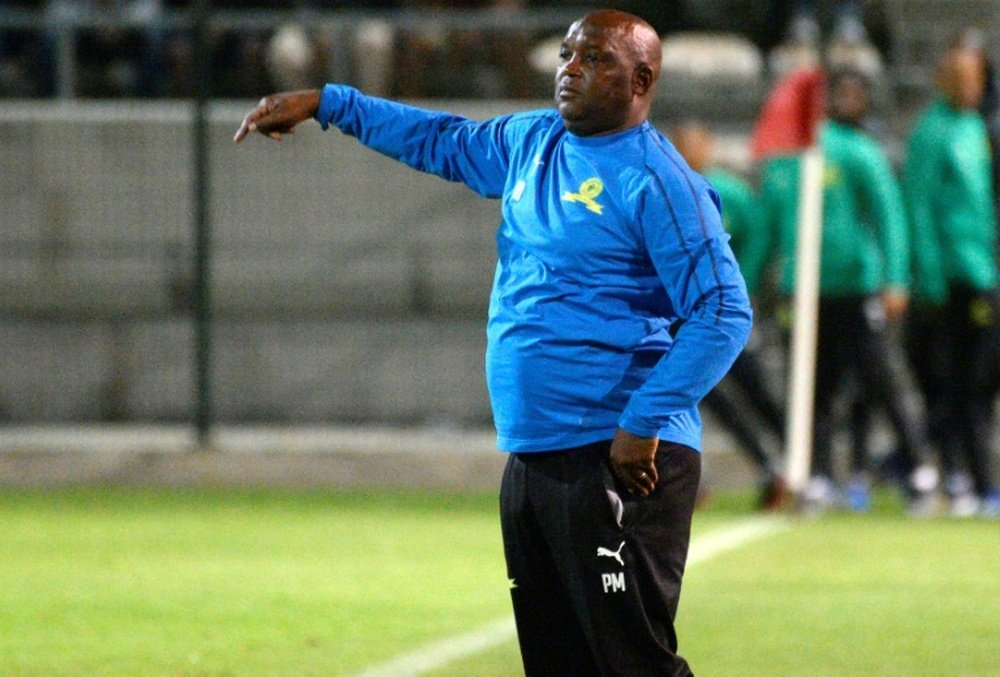 Mamelodi Sundowns have to overcome a 2-1 deficit in a CAF CL preliminary round game. AFP