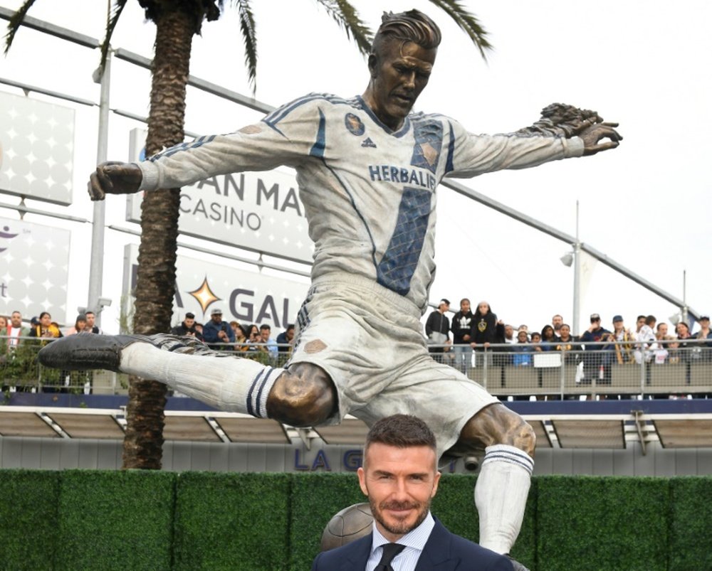 Galaxy honour David Beckham on MLS opening day