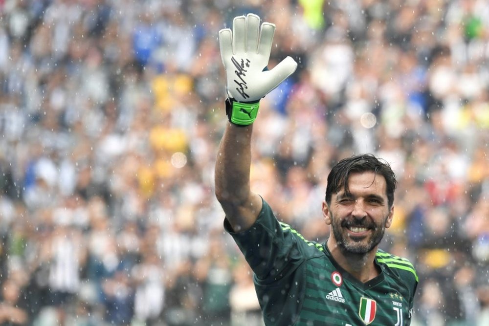 Gianluigi Buffon will leave Juventus in the summer. AFP