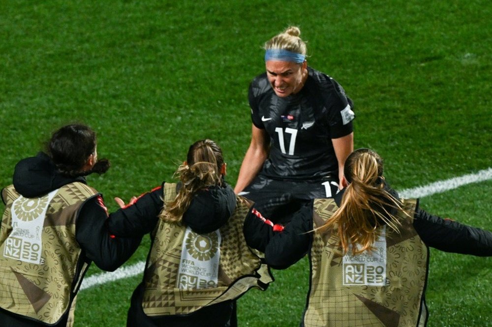 Hannah Wilkinson scored New Zealand's winner. AFP