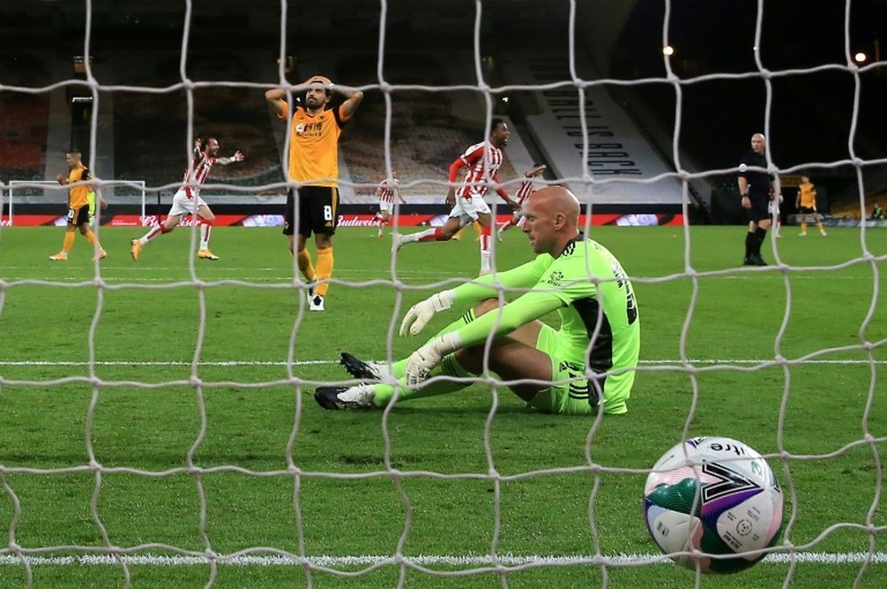 Wolves stunned by second-tier Stoke in League Cup. AFP