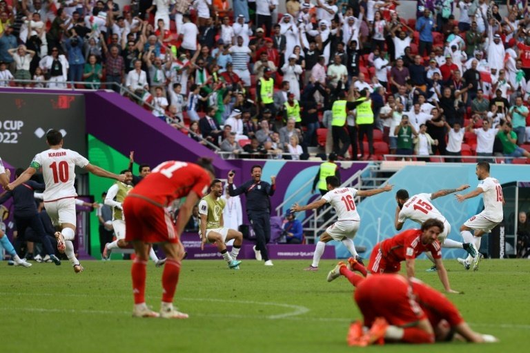 Iran snatched late victory over Wales. AFP