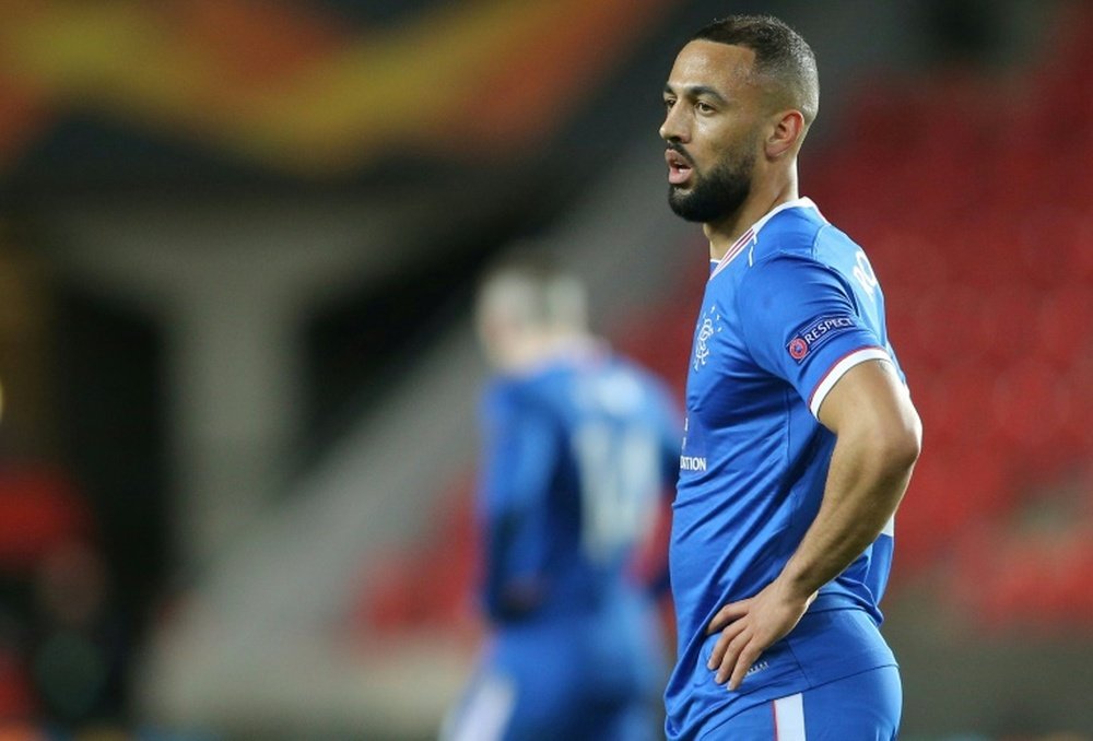 Key goal - Rangers striker Kemar Roofe. AFP