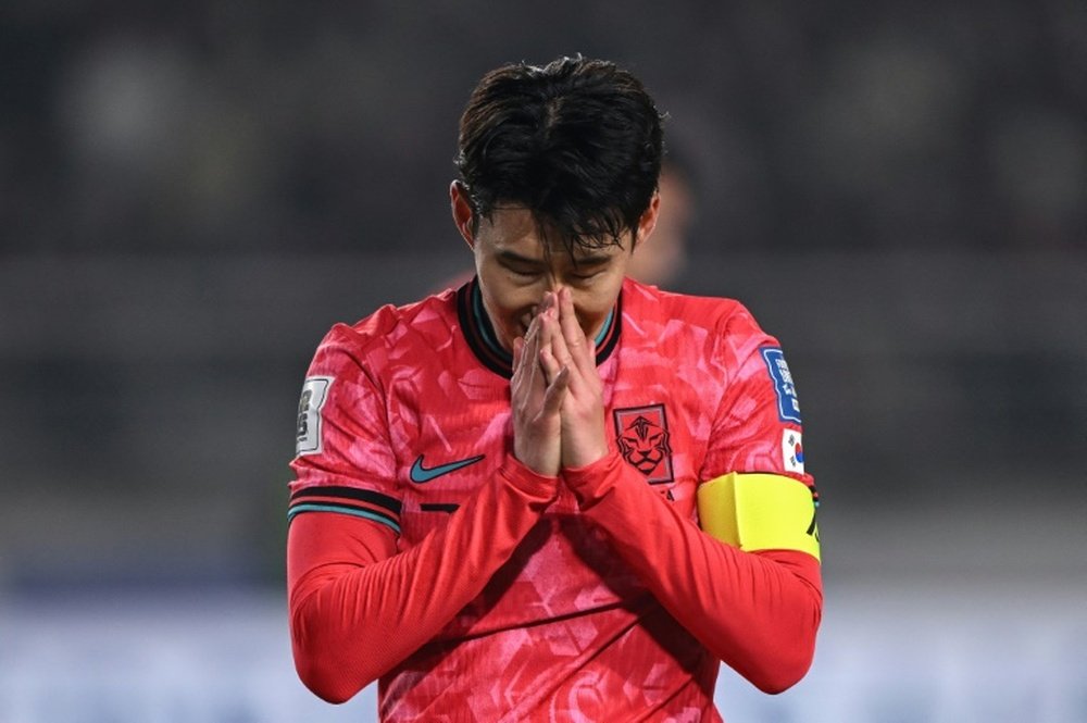 Son delivered a series of underwhelming displays this term. AFP