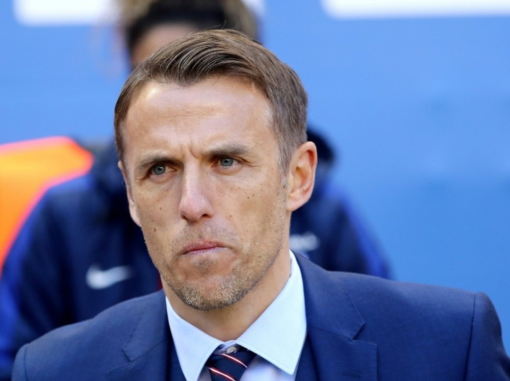 Phil Neville was bored during the victory over Denmark. AFP