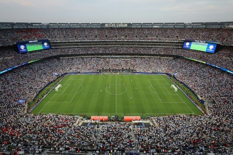 Overseas fans will be welcome at next year's World Cup. AFP