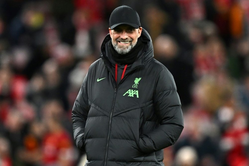 Jurgen Klopp is leaving Liverpool at the end of the season. AFP