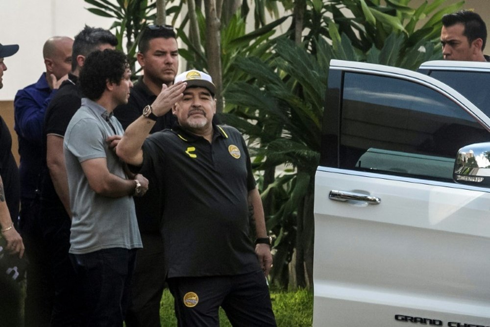 Maradona seeks rebirth in Mexican club. AFP