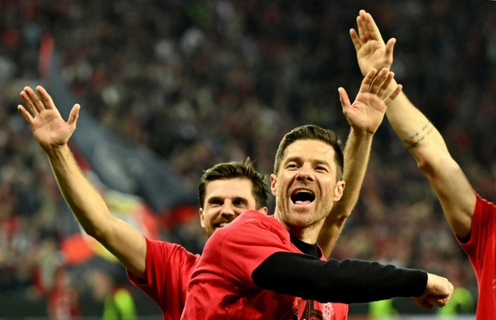 Xabi Alonso has his team on course for a treble. AFP