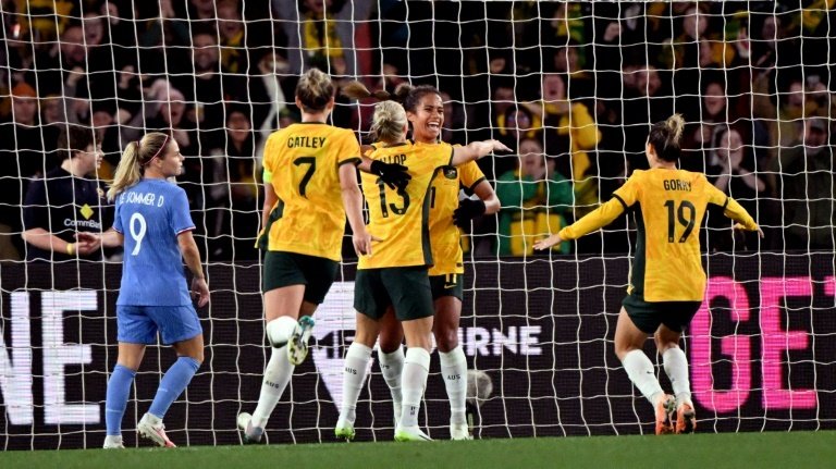 More than 50,000 watch Australia beat France in World Cup boost