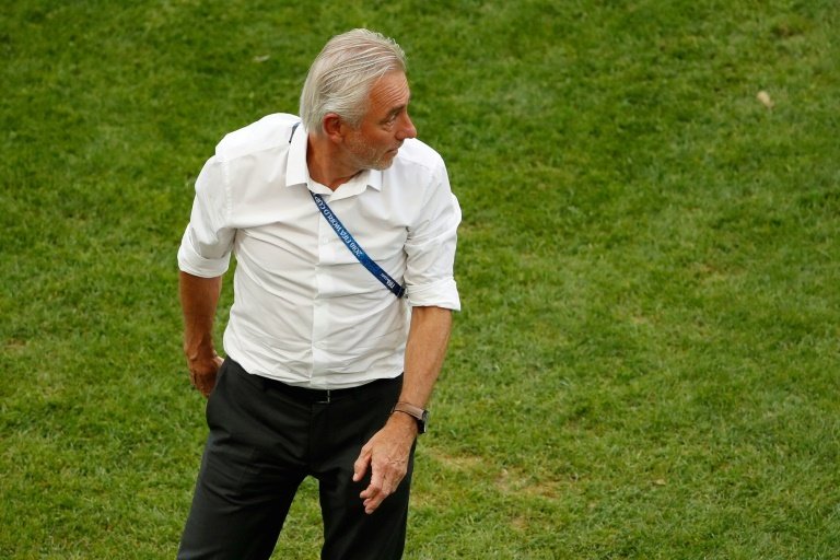 Van Marwijk wasn't impressed with his side's finishing. AFP