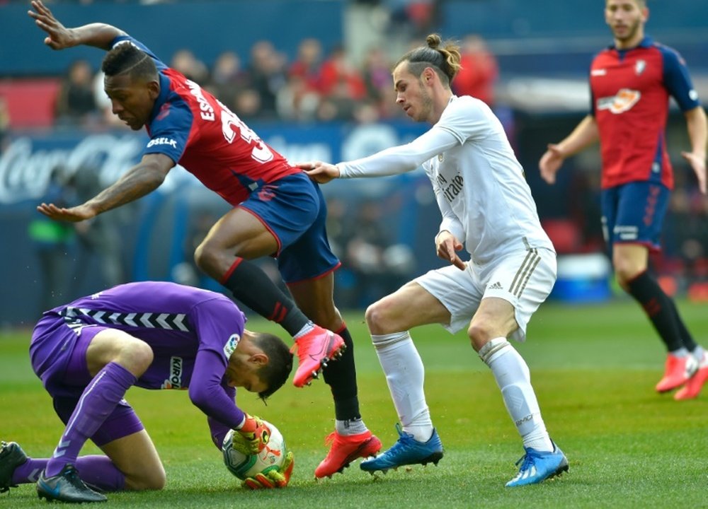 Gareth Bale got an assist in a rare start for Real Madrid. AFP