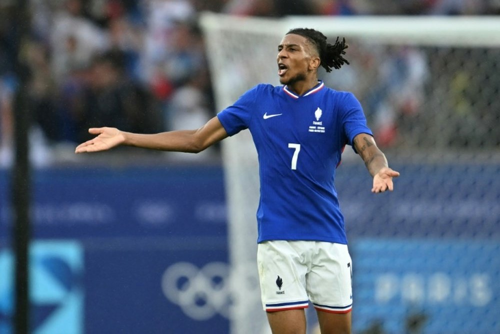 Olise has been called up to the France squad for Nations League games next month. AFP