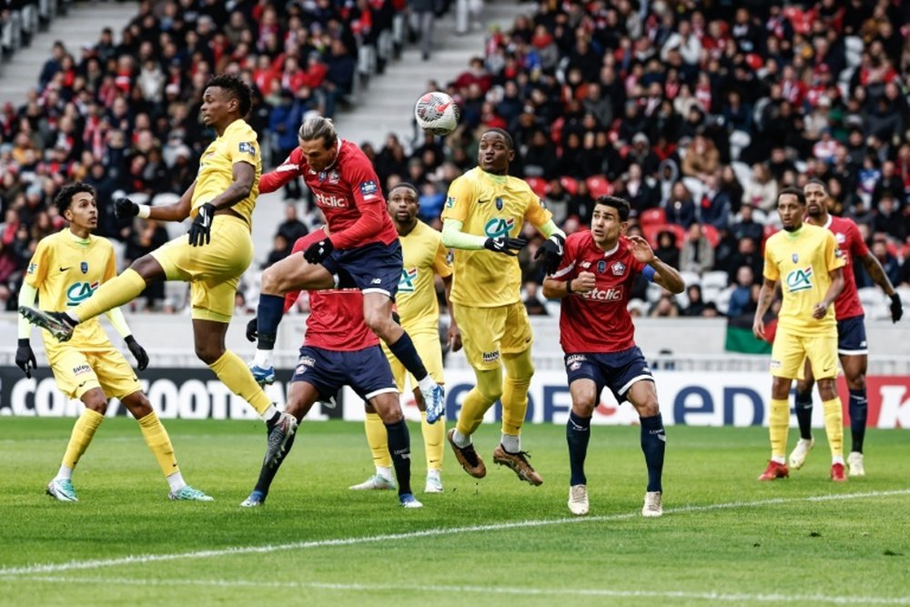 Golden Lion got a 12-0 mauling from Ligue 1 big guns Lille in French Cup. AFP