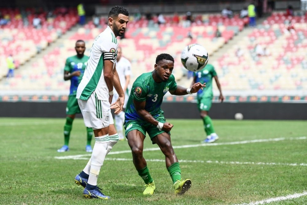 Riyad Mahrez and Algeria stuttered to a 0-0 draw against Sierra Leone. AFP