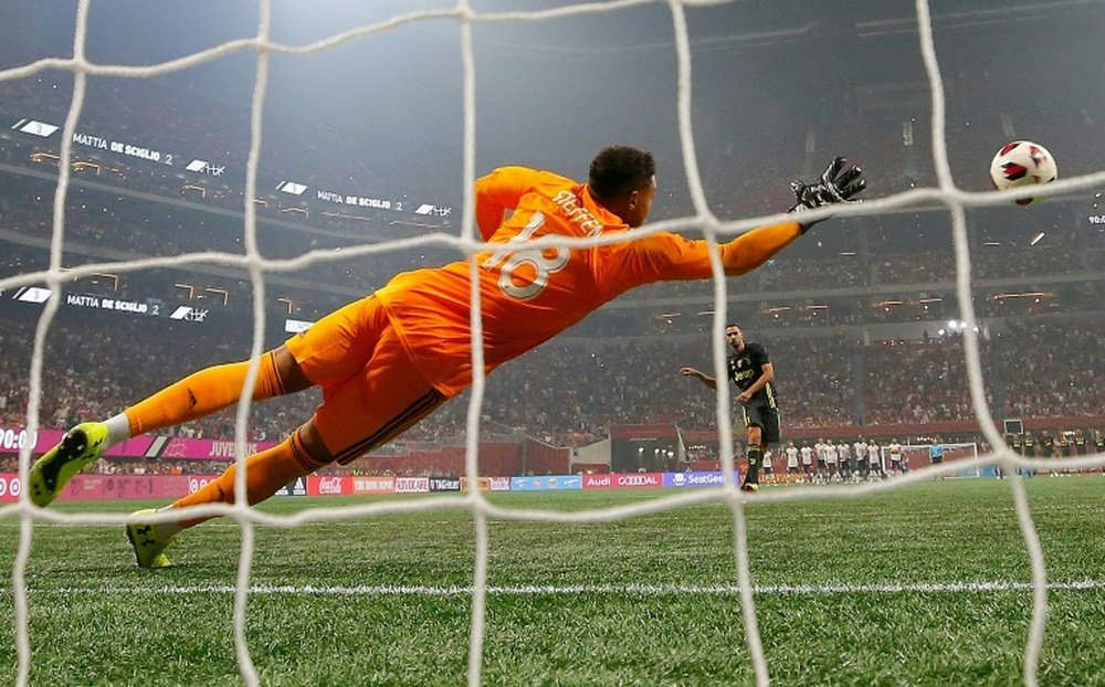 Juventus were able to beat the MLS All-stars team on penalties. AFP