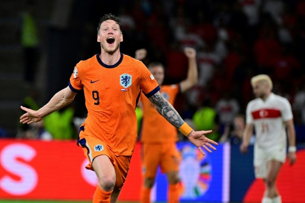 Weghorst made a big impact against Turkey to help his team reach the Euros semi-finals. AFP