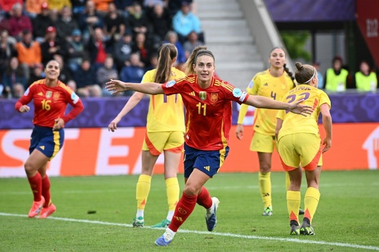 Putellas has scored three times at Womens Euro 2025. AFP
