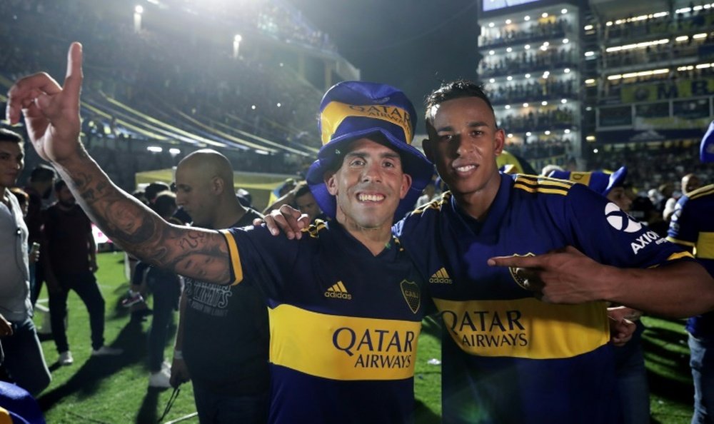 Boca won the league. AFP